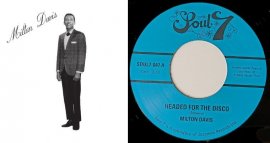 New 45:  Milton Davis - Headed for the Disco - Soul 7 image