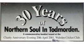 30 Years Of Northern Soul In Todmorden Booklet (2001) image